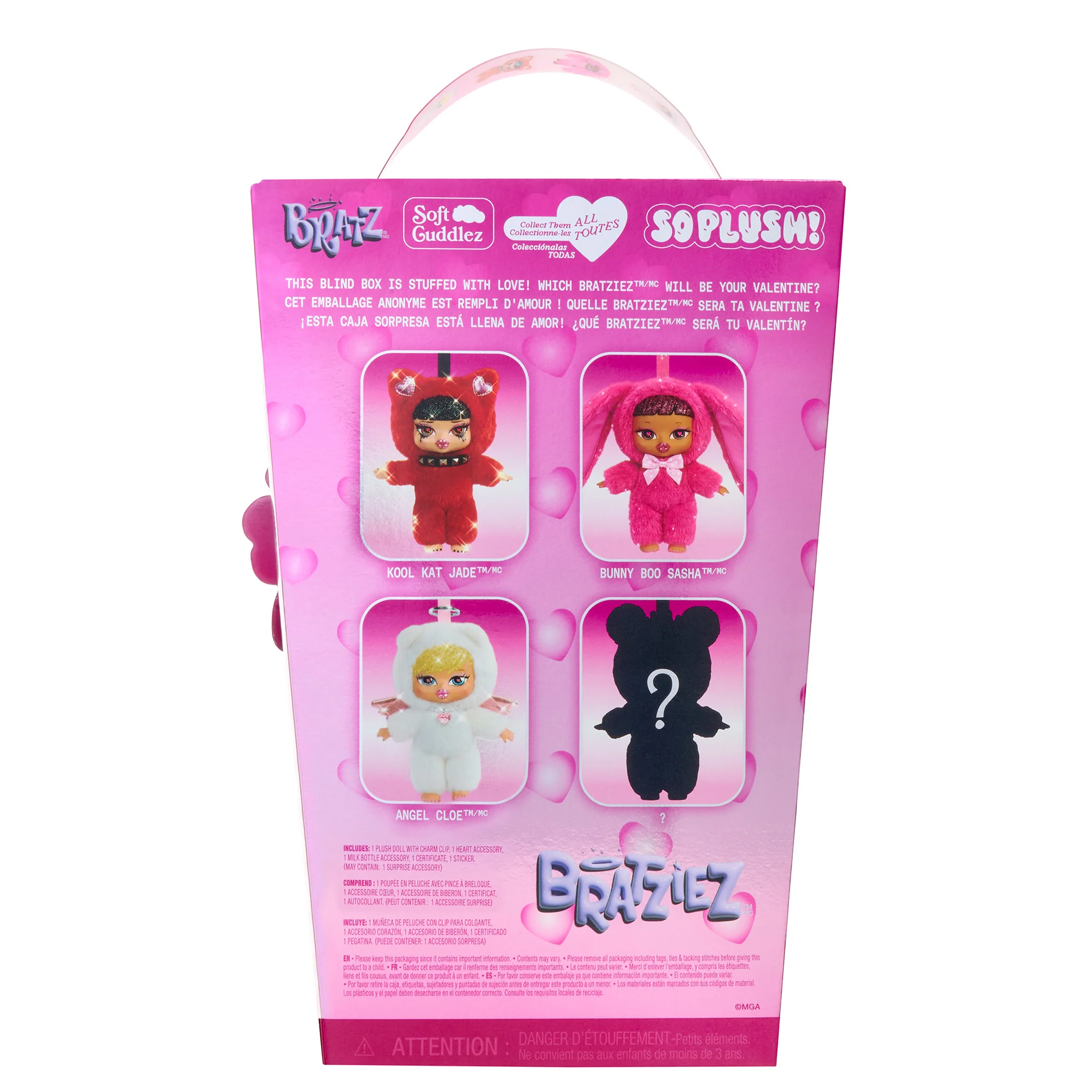 Bratz Bratziez Sweetheartz Seriez Plush Keychain Blind Box - Image 6