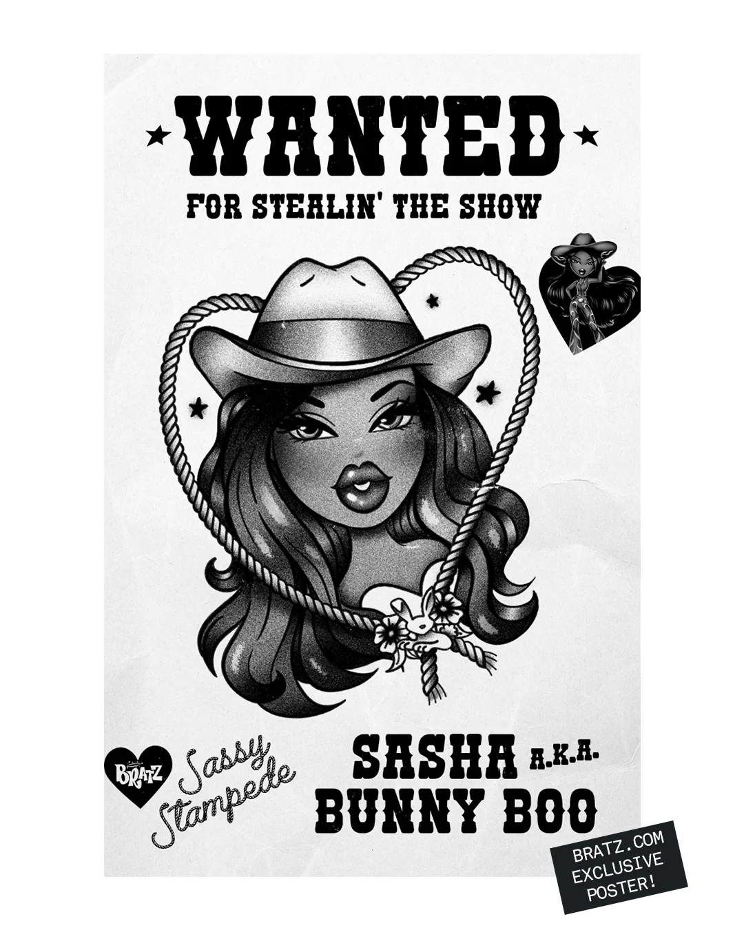 Bratz Sassy Stampede Doll - Sasha - Image 9